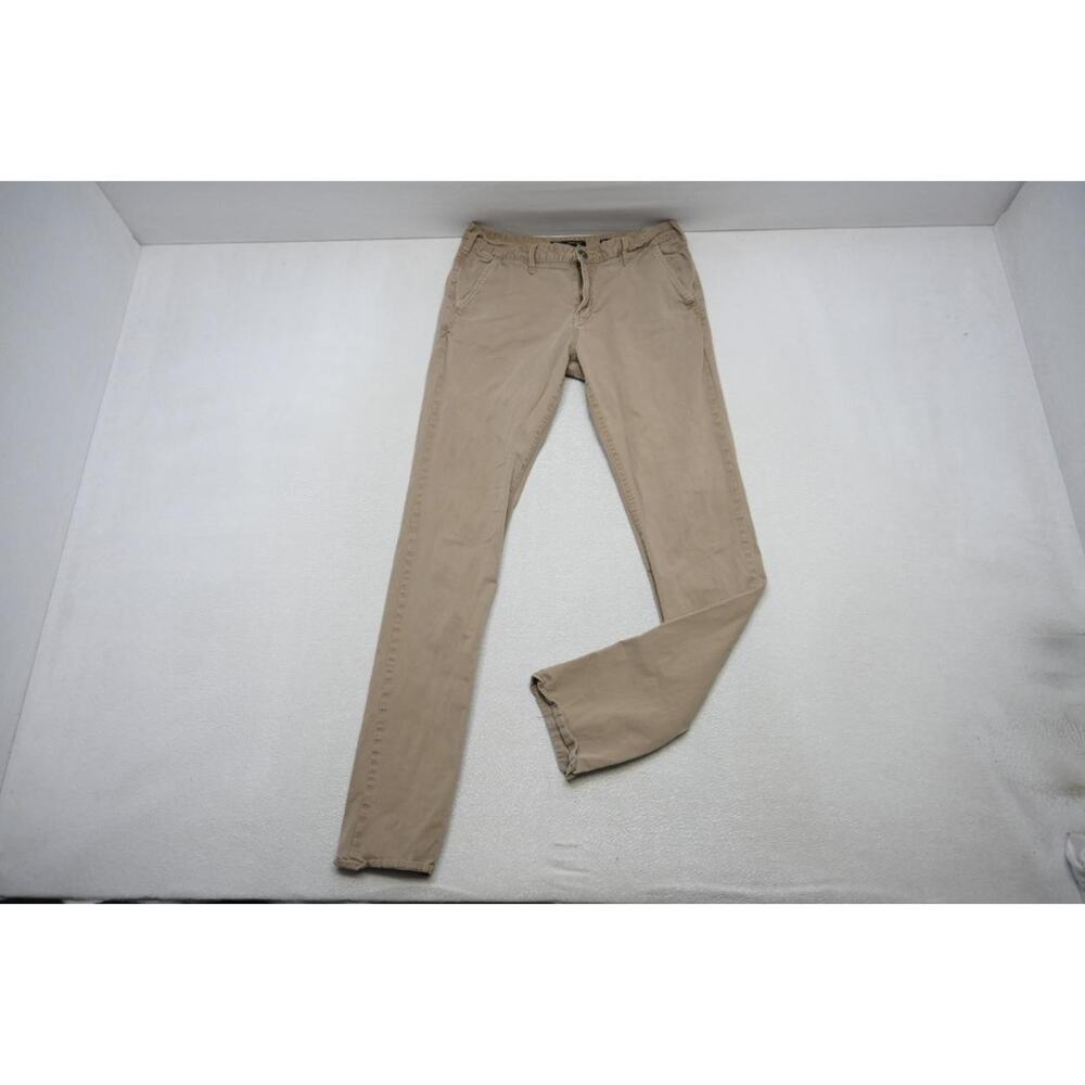 BKE Buckle Jake Straight Khaki Chino Pants Flat Stretch Mens Size 34 x‎ 36